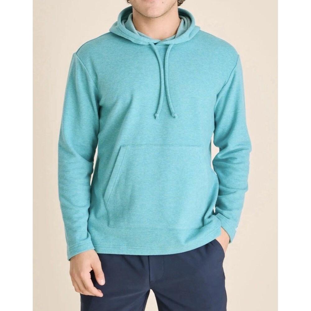 Chubbies The Alpine Lake Long Sleeve Aqua Blue Hoodie Men’s Size Medium